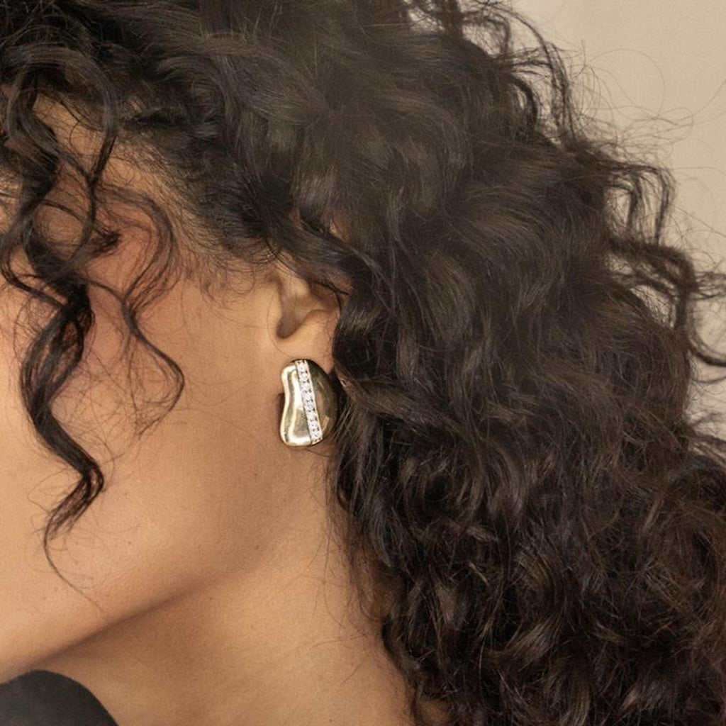 ZEPPLIN THE LABEL - Beatrice Earrings | Gold, buy at DOORS NYC