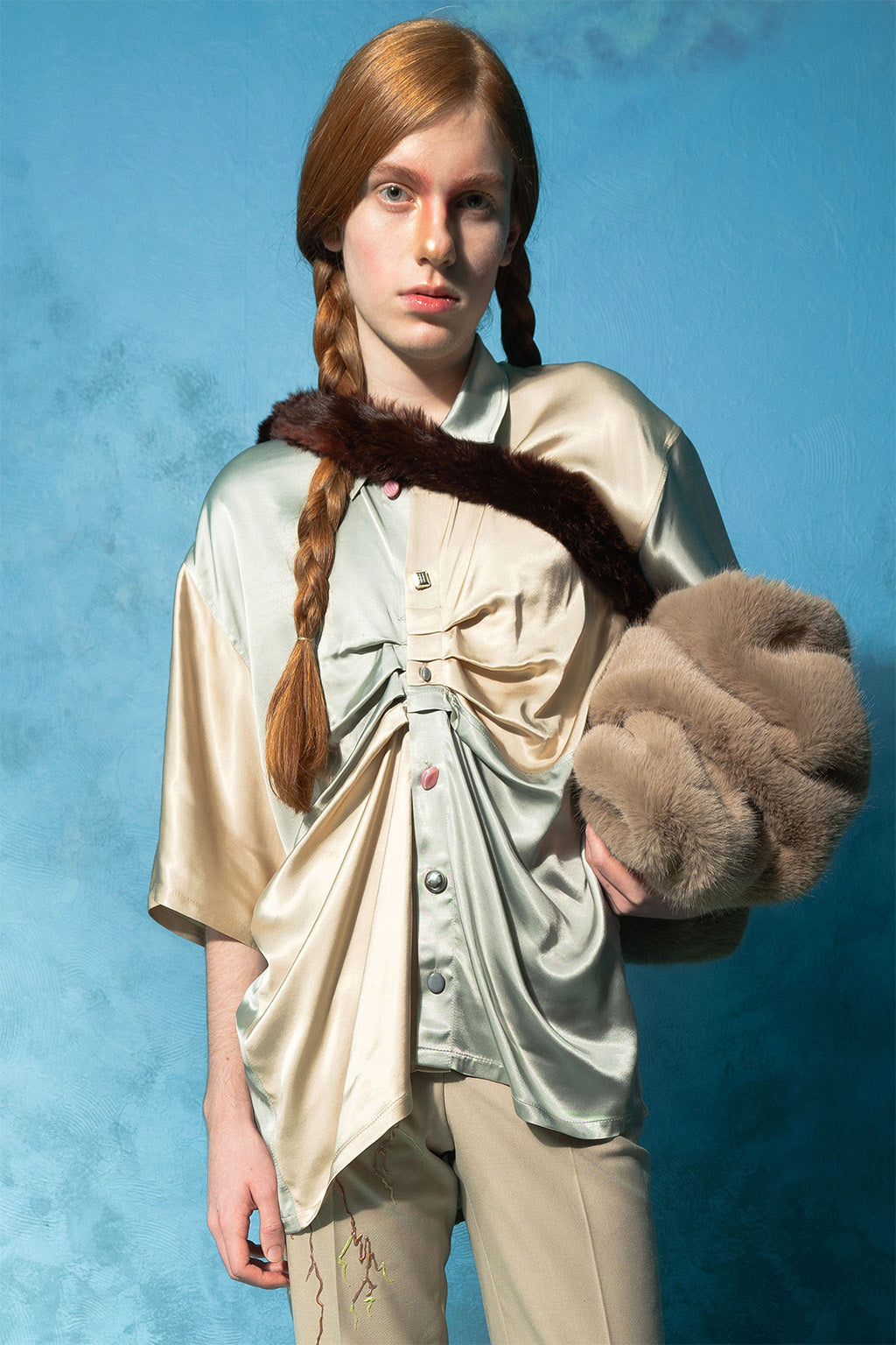 MASHAT - Butterfly Paneled Shirt, buy at DOORS NYC