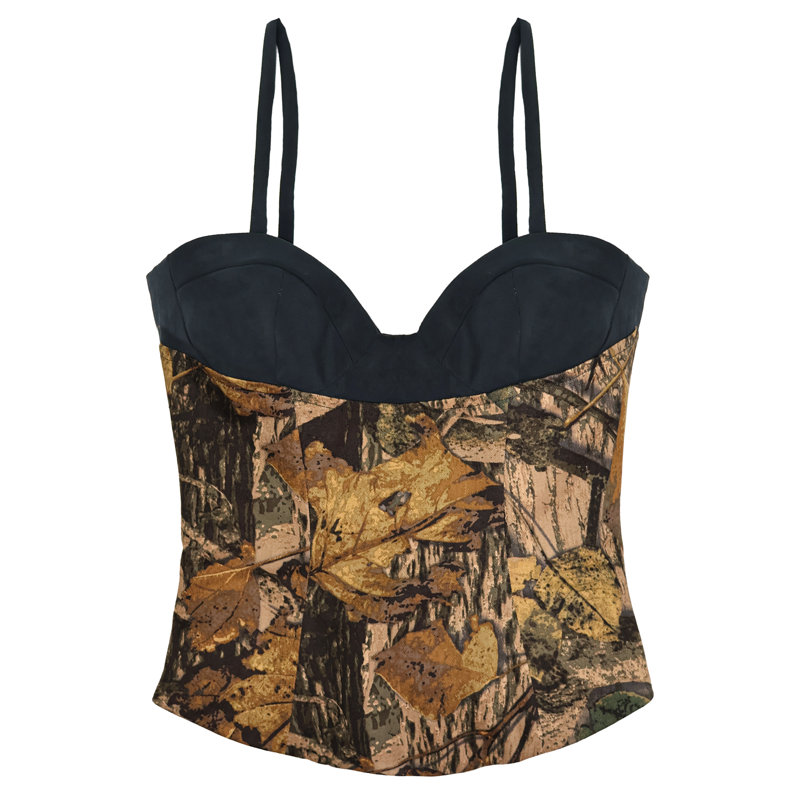 28NATELIER - Camo Green Corset, buy at DOORS NYC