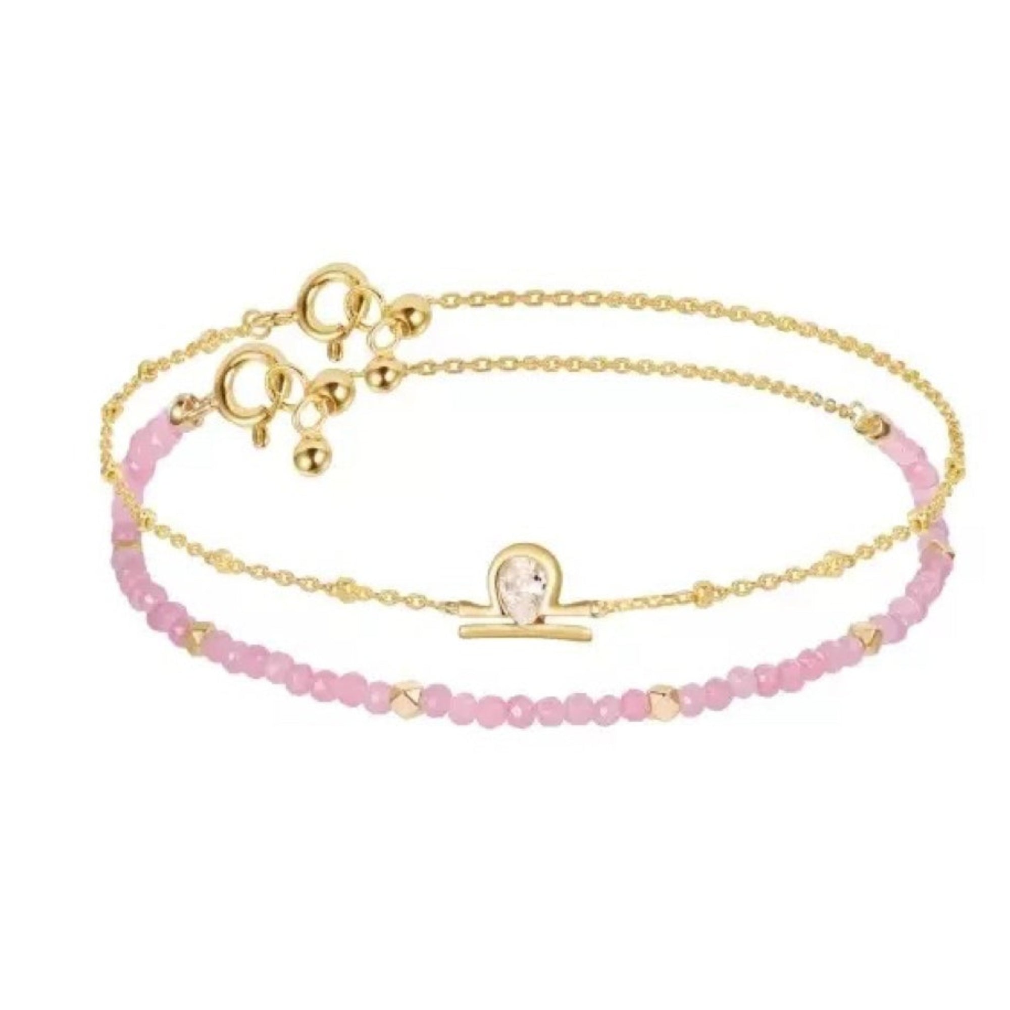 Constellation Libra Zodiac Bracelet | October Birthstone