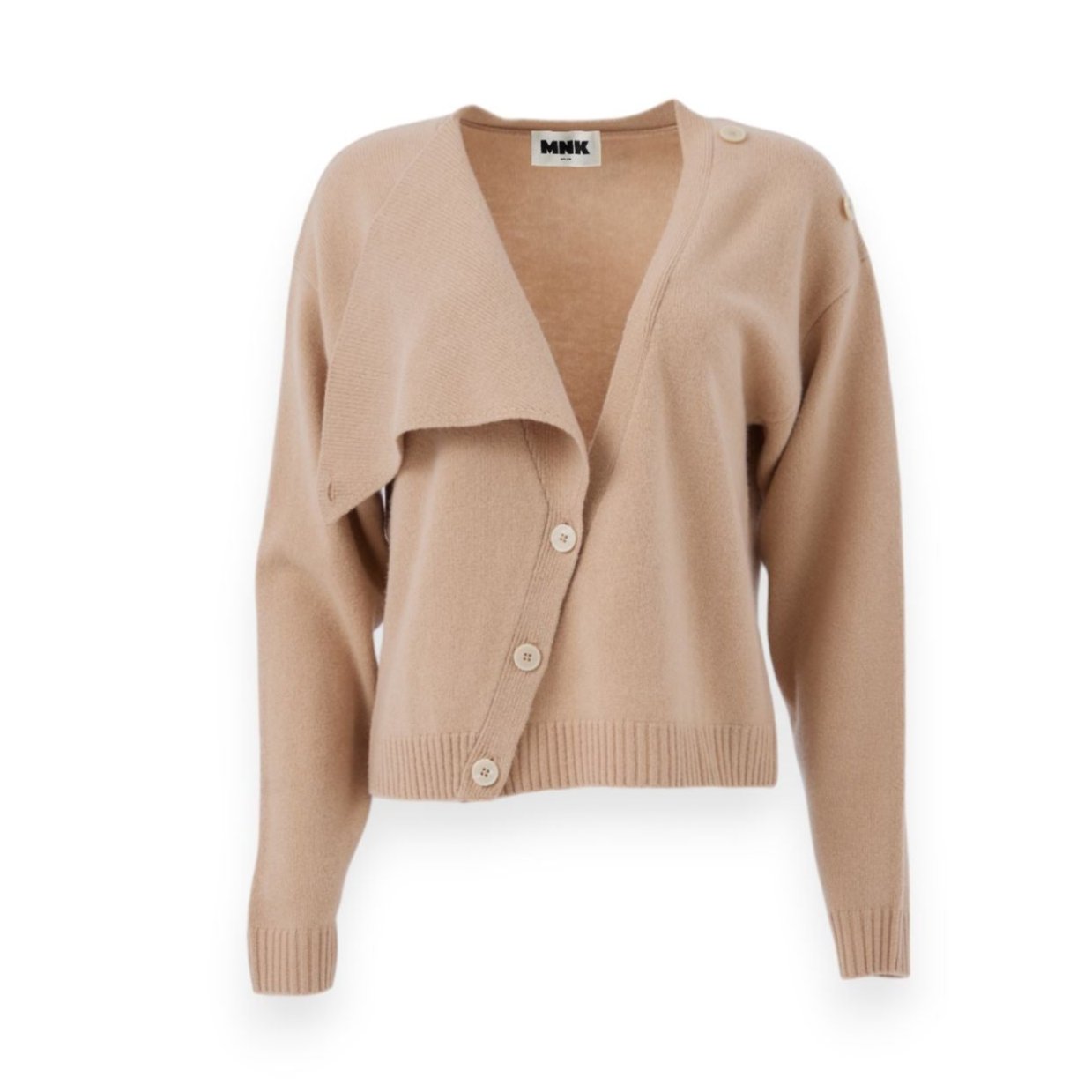 MNK ATELIER - Knit Cardigan | Camel PR Sample at DOORS NYC PR showroom