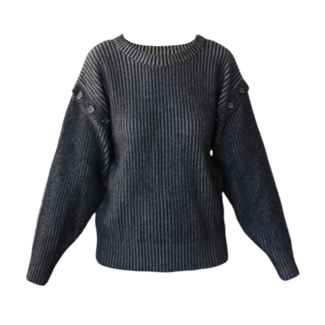 MNK ATELIER - Knit Top | Charcoal, buy at at DOORS NYC PR Showroom