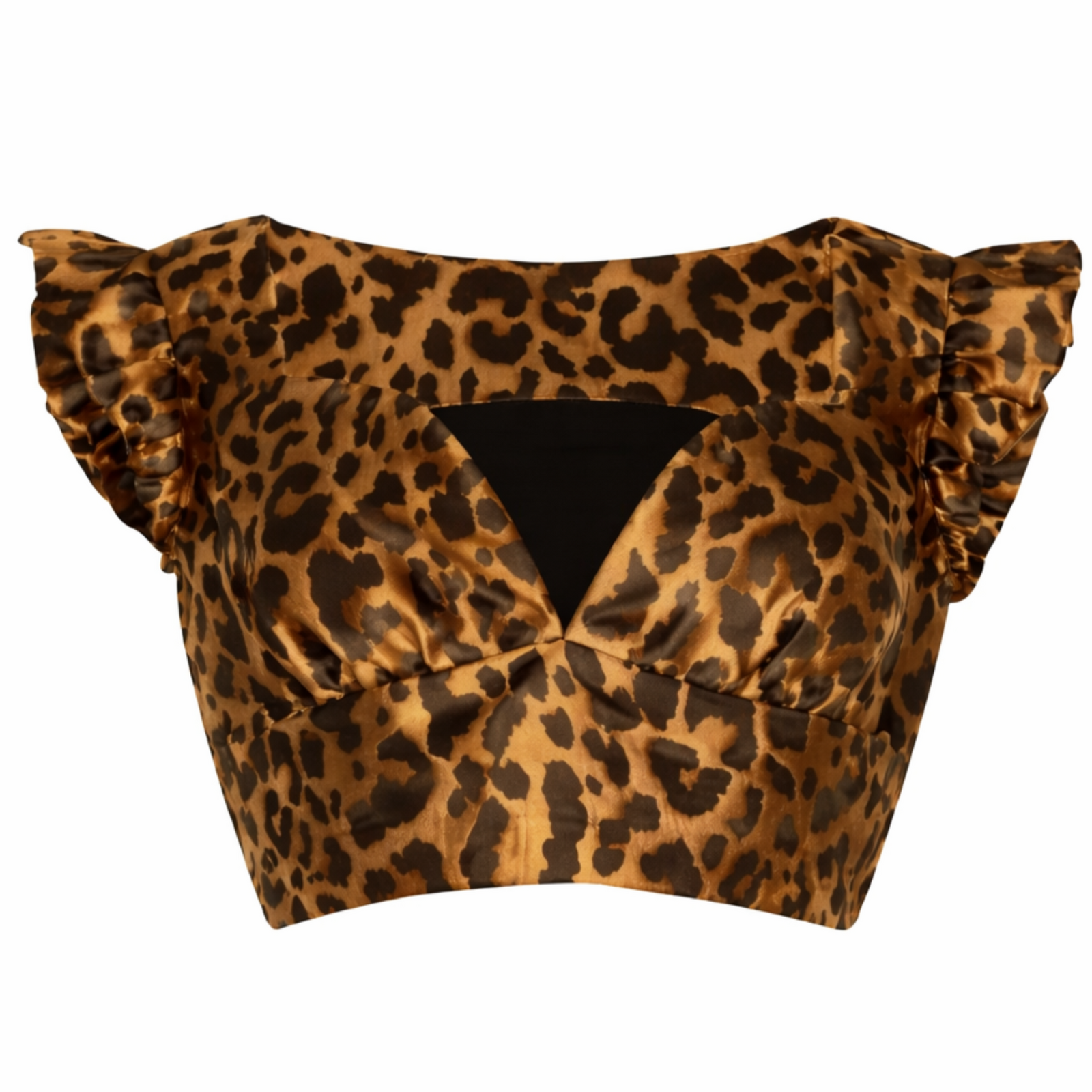 Crop Bustier Mini Puff Cap Sleeve Top | PR Sample