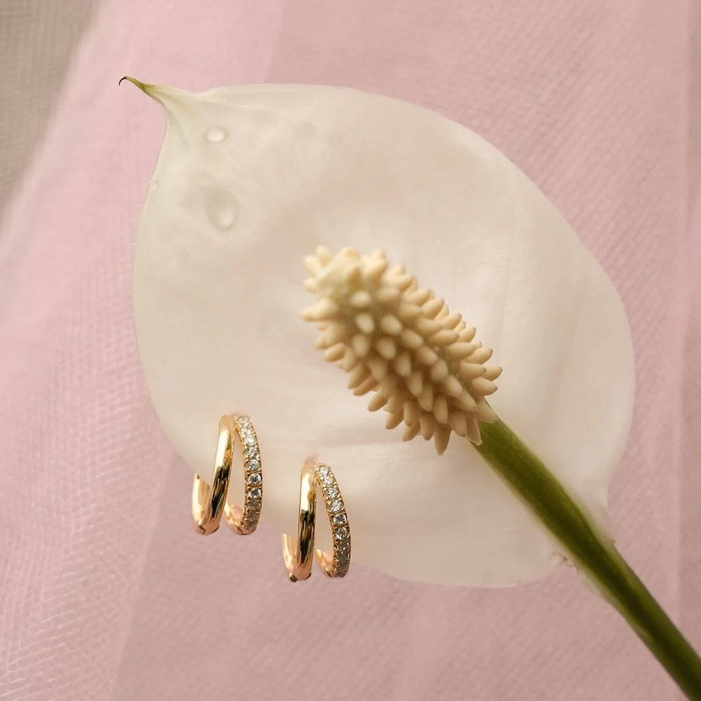 ZEPPLIN THE LABEL - Cherie Earrings | Gold, buy at DOORS NYC