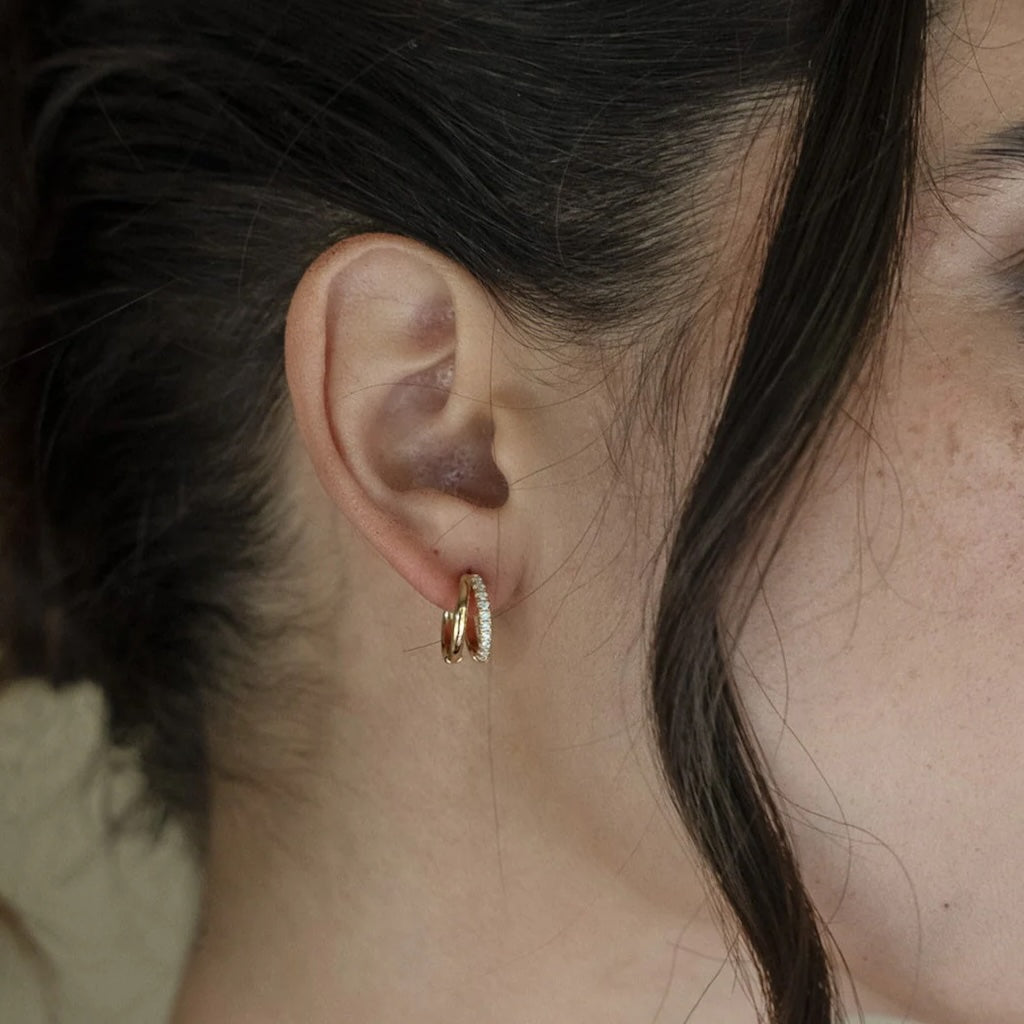 ZEPPLIN THE LABEL - Cherie Earrings | Gold, buy at DOORS NYC