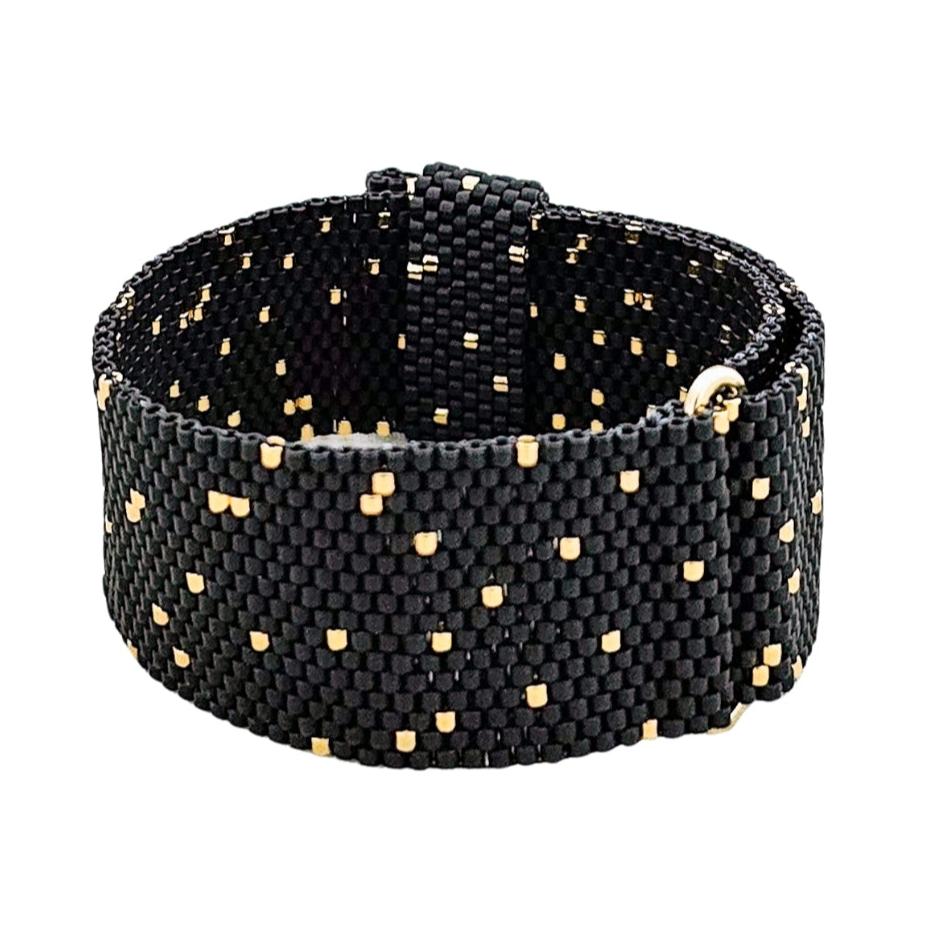 JEANNIERICHARD - Black Thick Cuff, buy at DOORS NYC