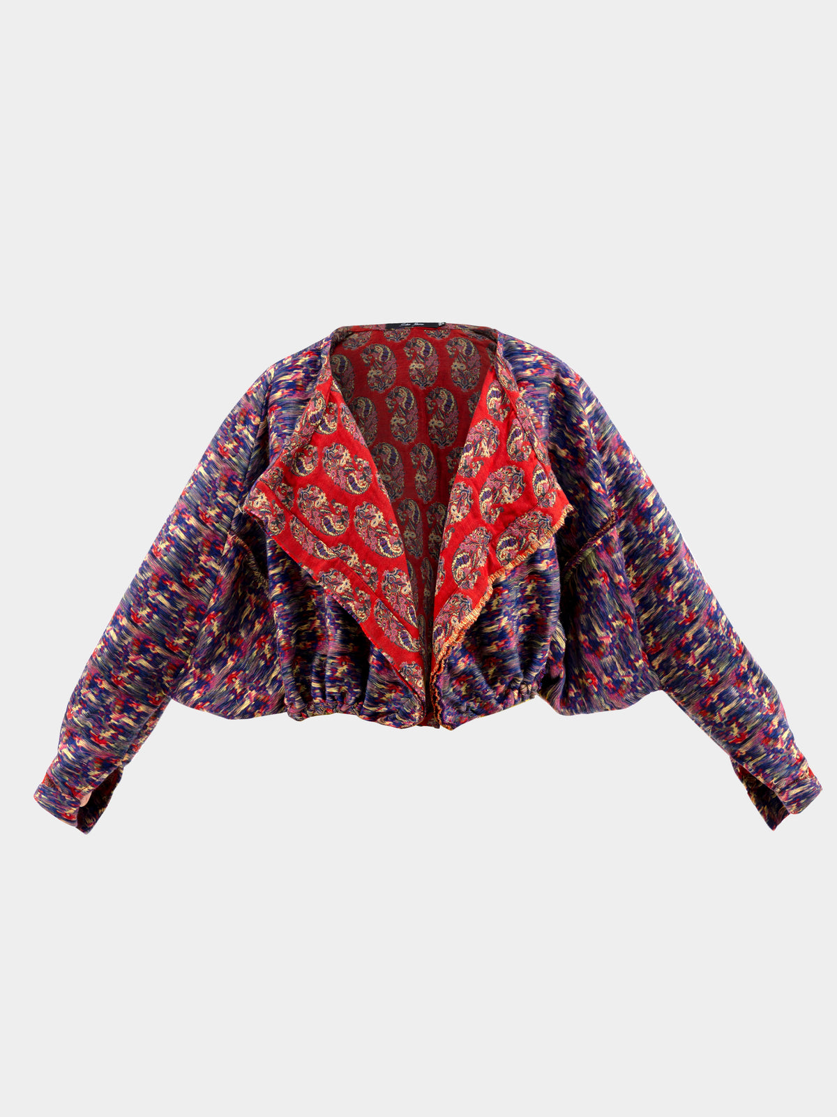 Termeh Volumed Bomber Jacket PR Sample by SAHAR JABERIAN - front