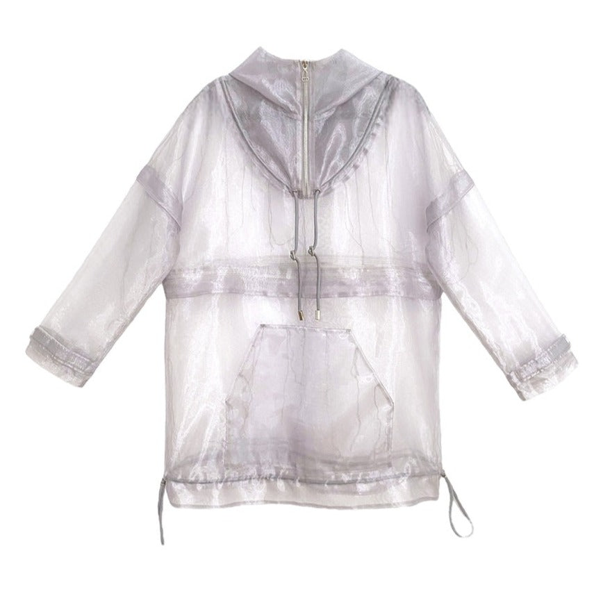 MASHAT -Convertible Silver Anorak, buy at doors. nyc