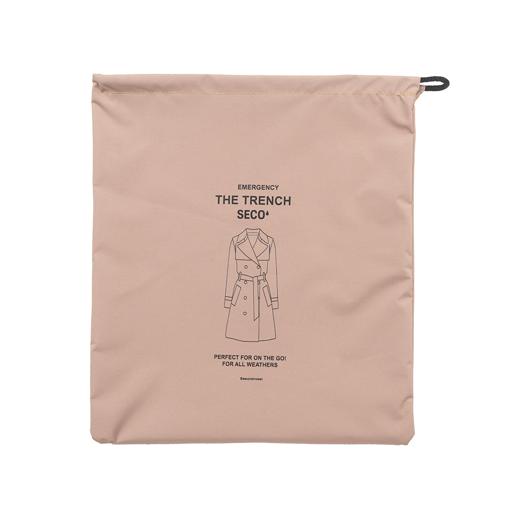 Beige Bronx Trench Coat