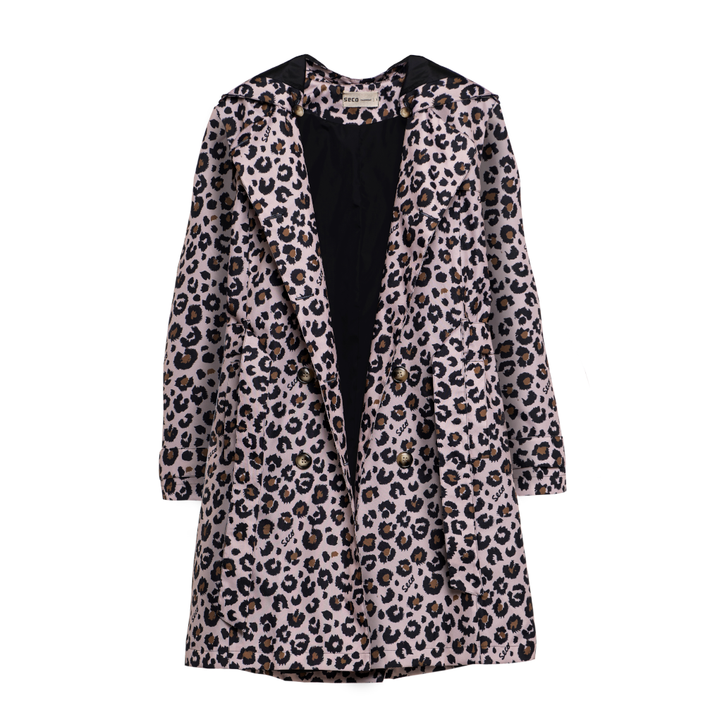 Animal Print Manhattan Trench Coat