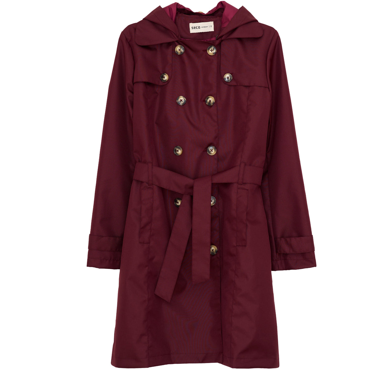 Purple Manhattan Trench Coat