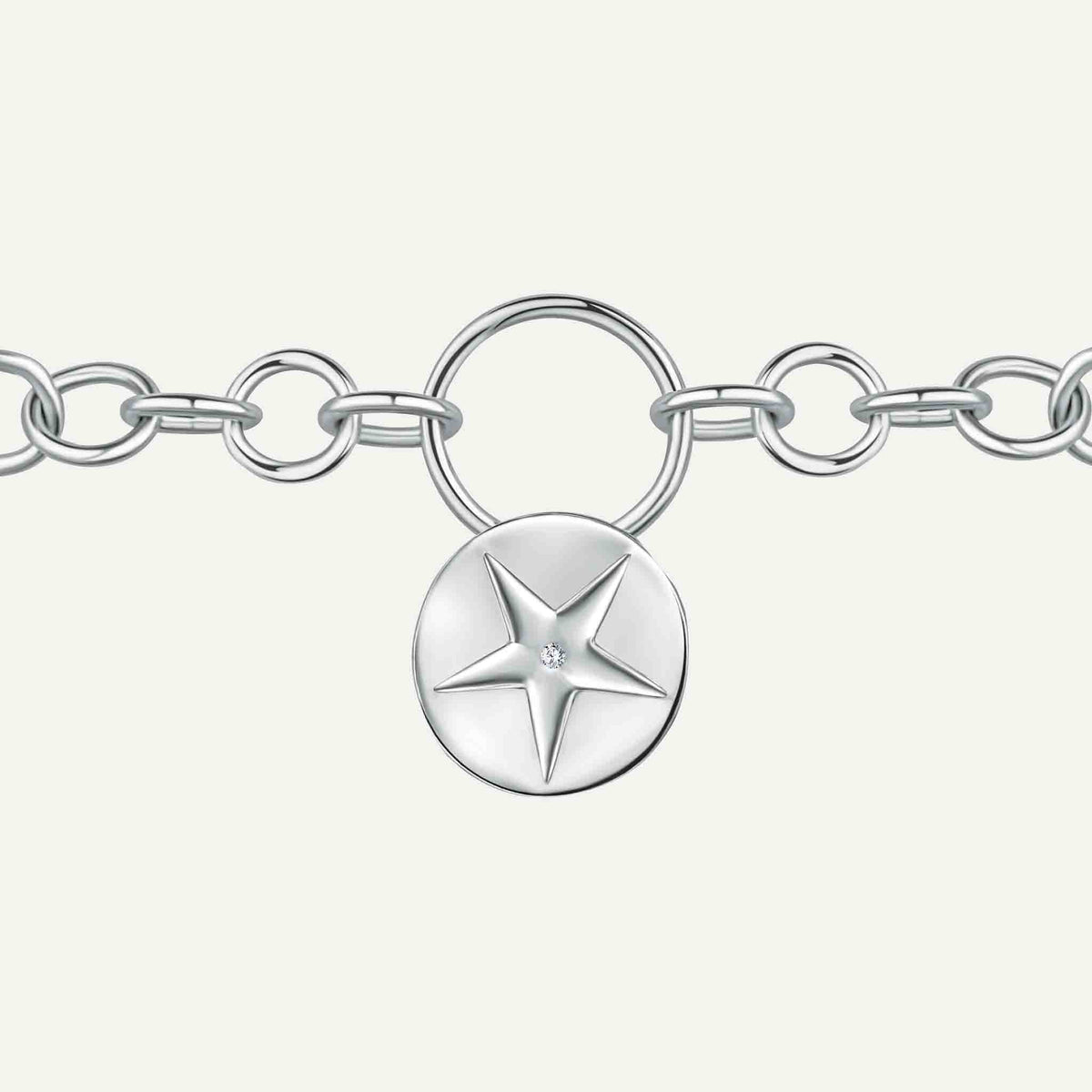 ANTY - Silver Aura Drop Bracelet with Blue Topaz, buy at DOORS NYC