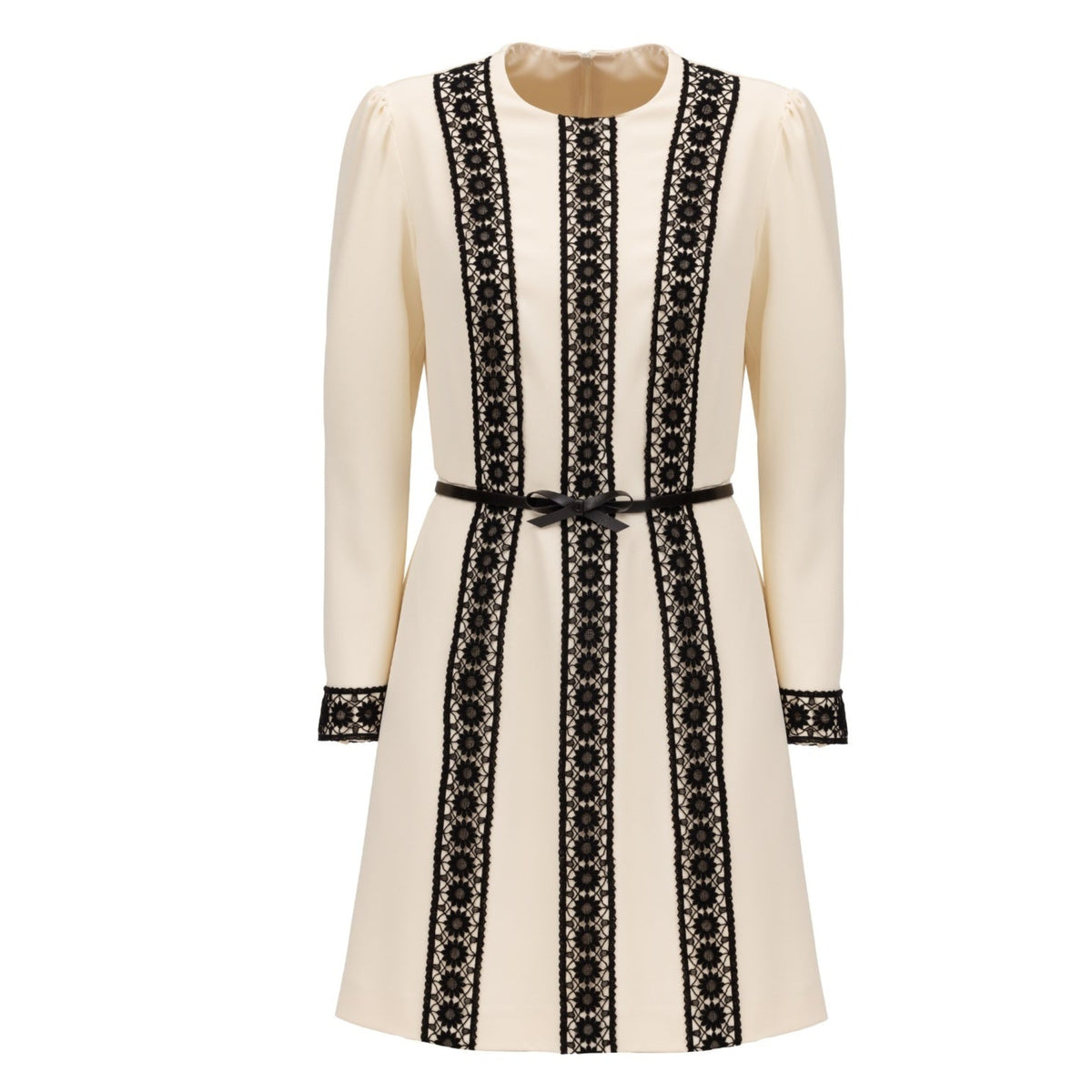 Cream Lace Mini Dress