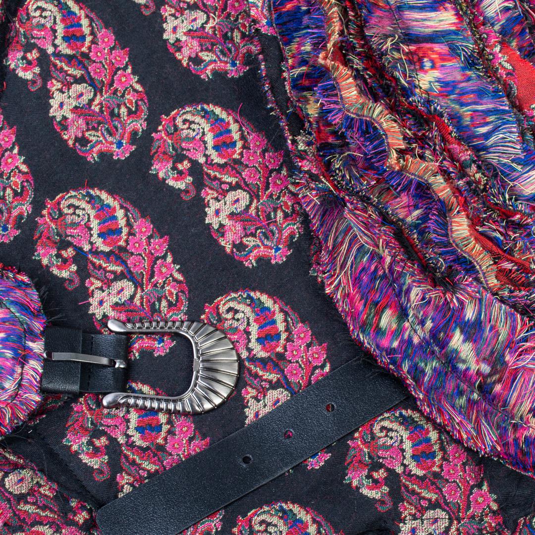 Termeh Manipulated Vest PR Sample by SAHAR JABERIAN - detail