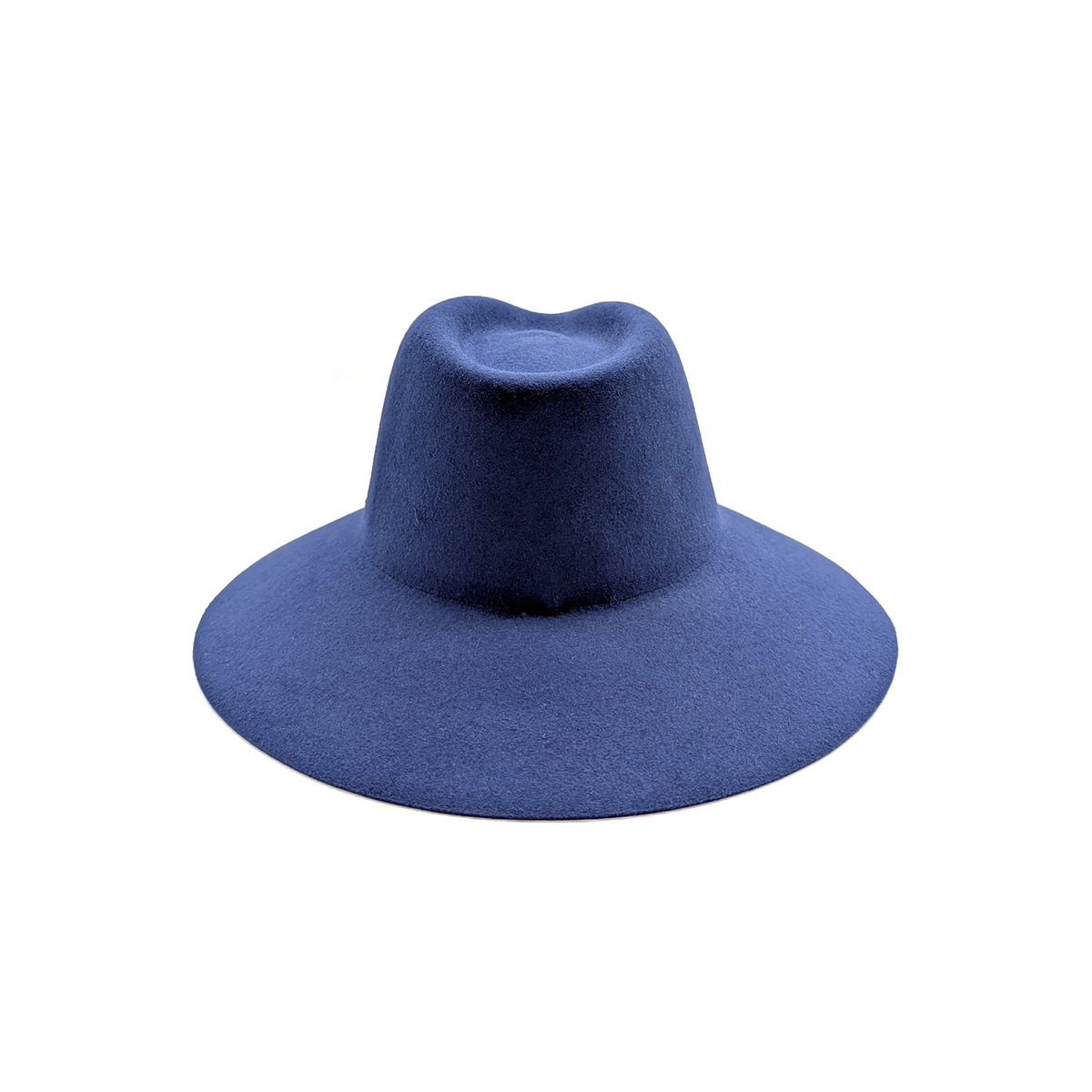 Electric Blue Wide Brim Drop Hat