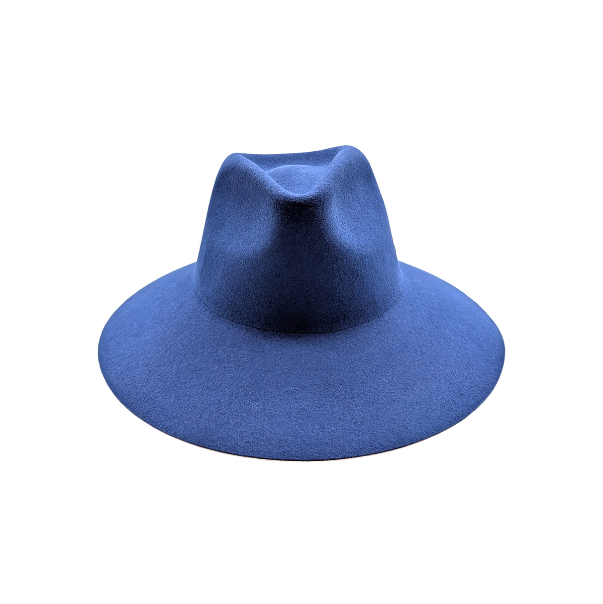 Electric Blue Wide Brim Drop Hat