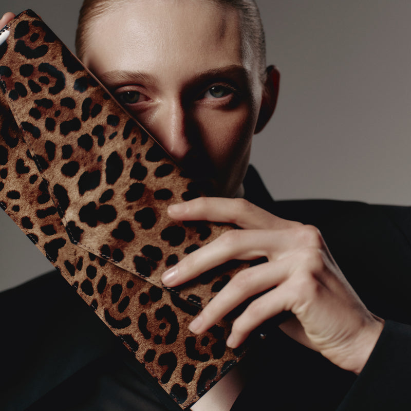 VIKELE STUDIO - Opera Leopard Clutch, buy at DOORS NYC