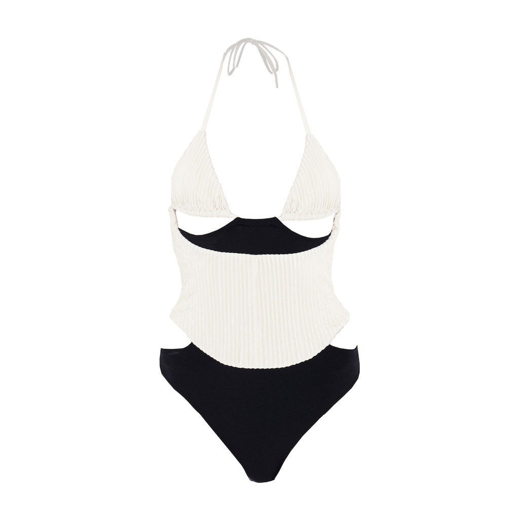 SELIA RICHWOOD - Kate Swimsuit | Black and White , buy at DOORS NYC