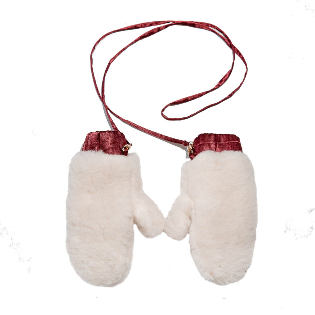 MELLOW - Wool Mittens | Ivory, buy at DOORS NYC