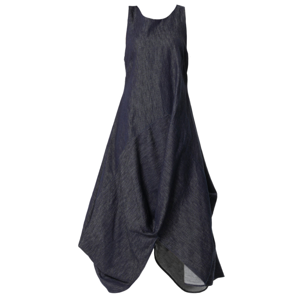 METAMORPHOZA - Denim Dress with Linen, buy at DOORS NYC