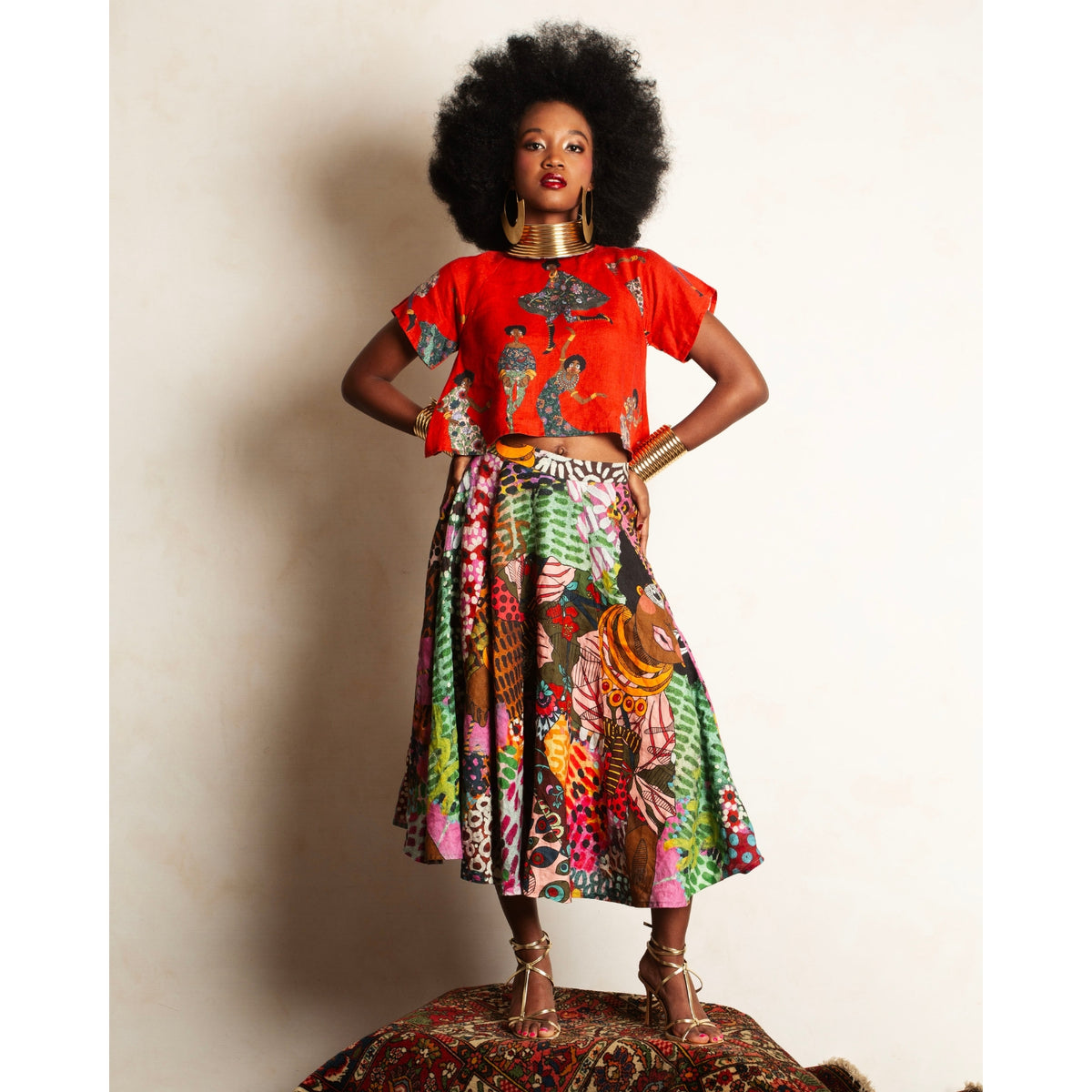 A-Line Flare Skirt with Pockets