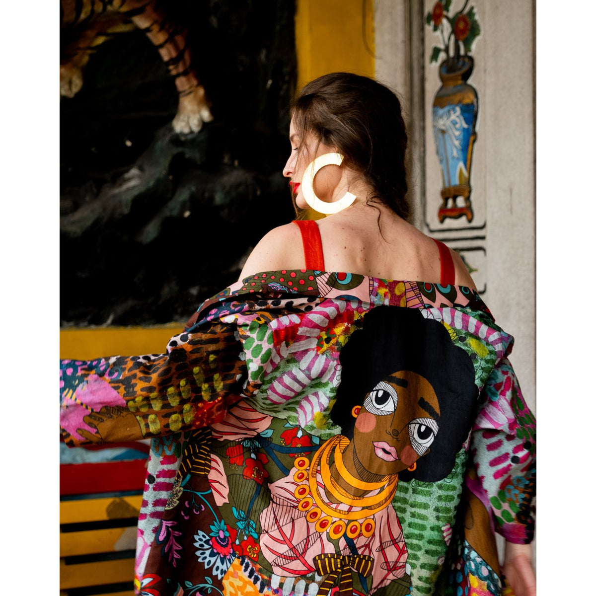 Silk Lined Kimono Jacket