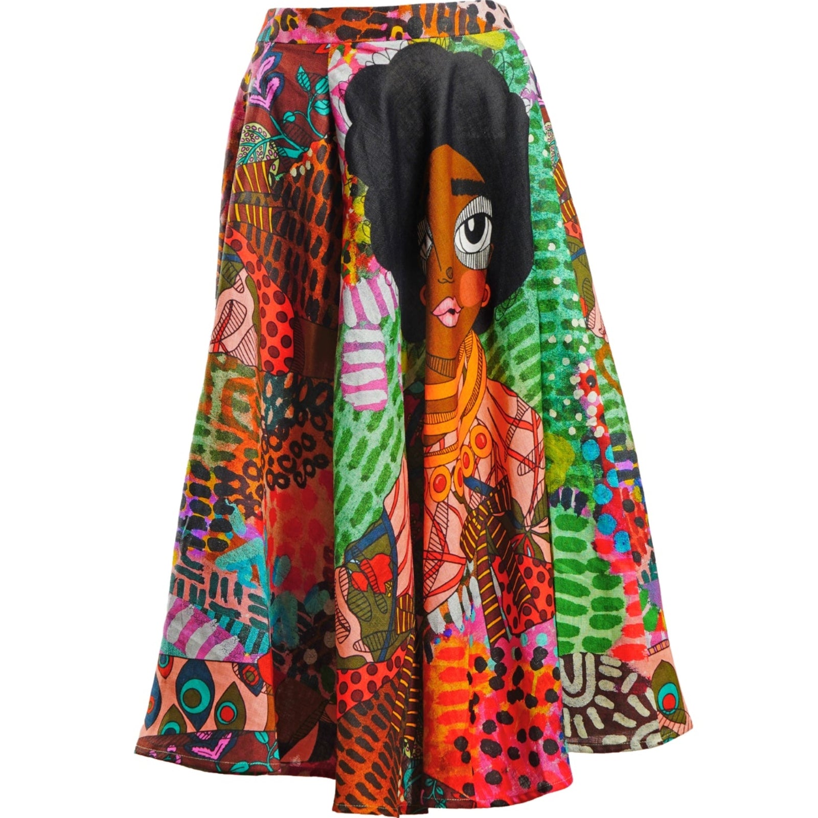 A-Line Flare Skirt with Pockets