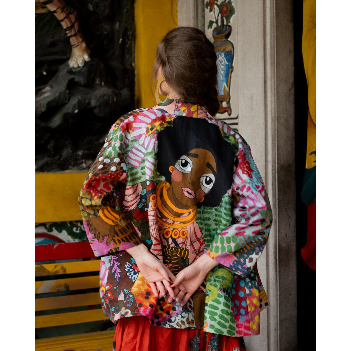 Silk Lined Kimono Jacket
