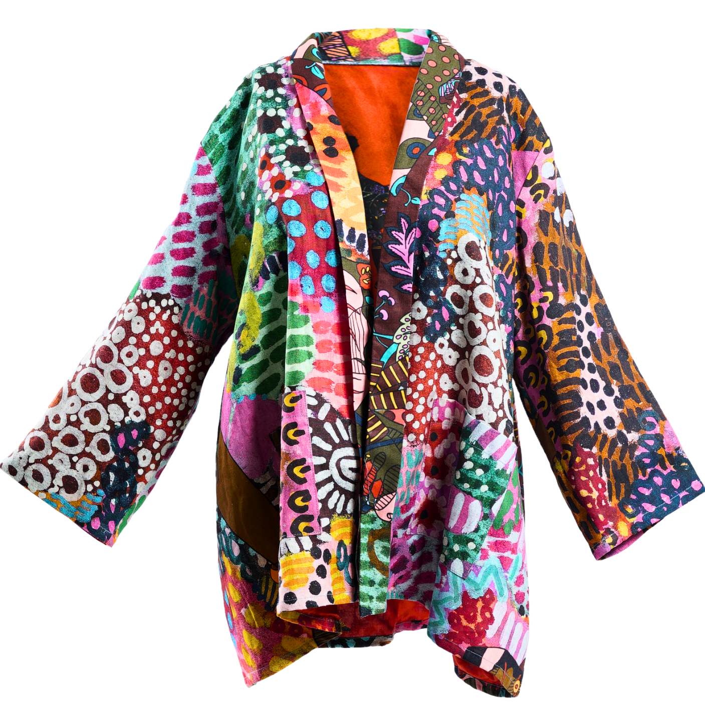 Silk Lined Kimono Jacket