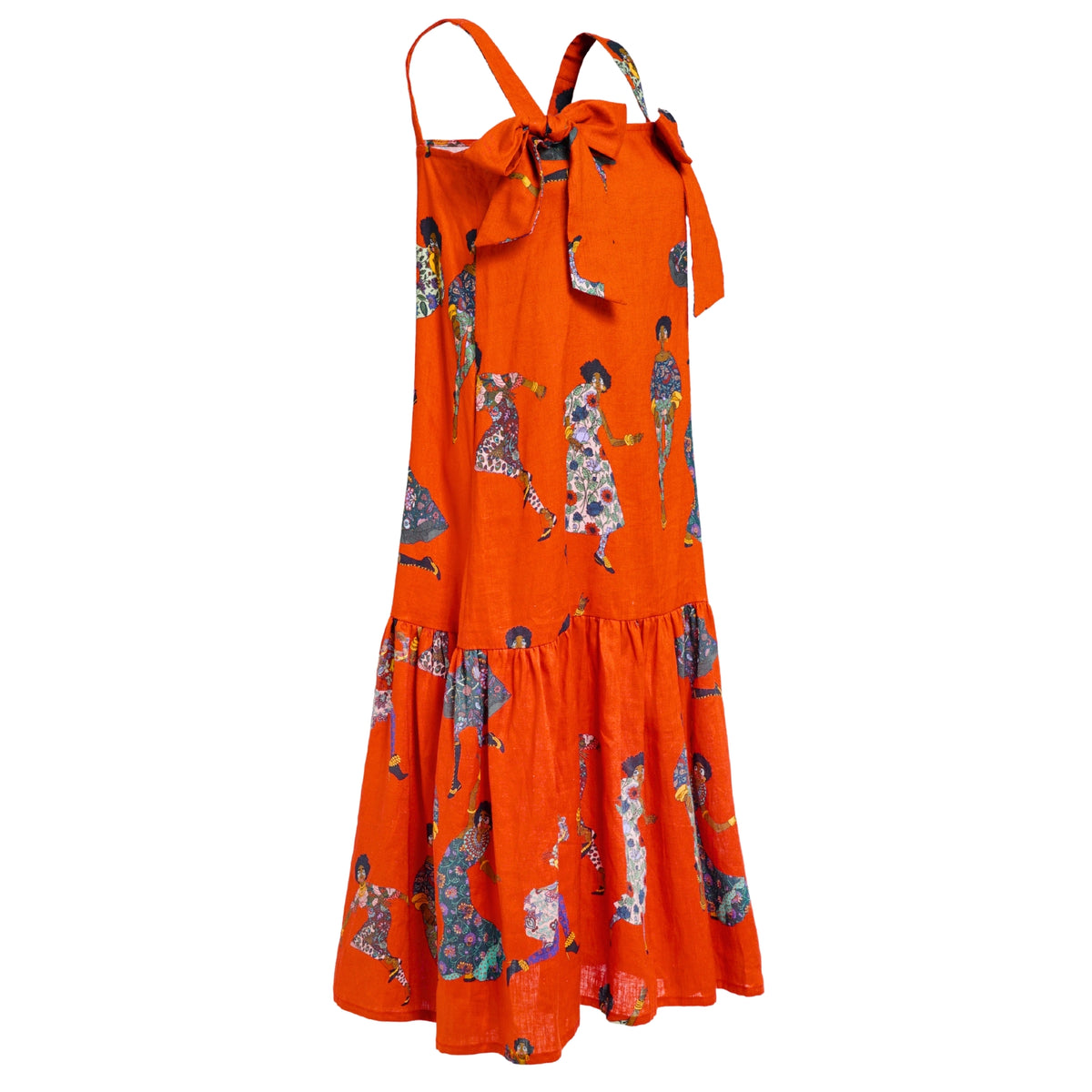 Statement Bow Midi Dress