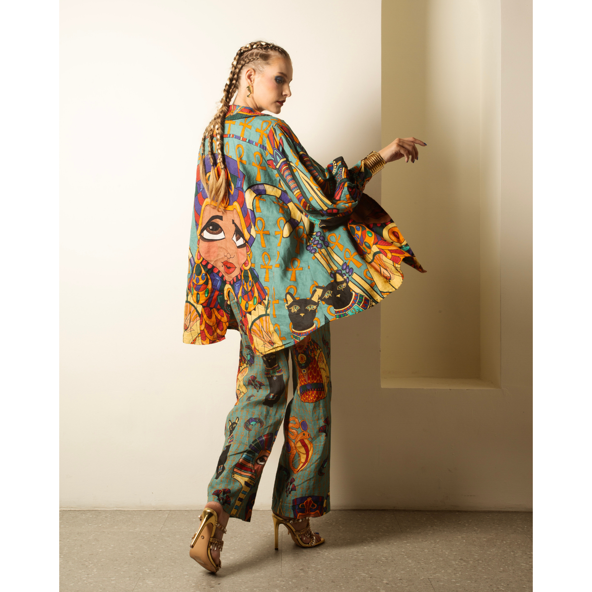 Silk Lined Open Front Jacket