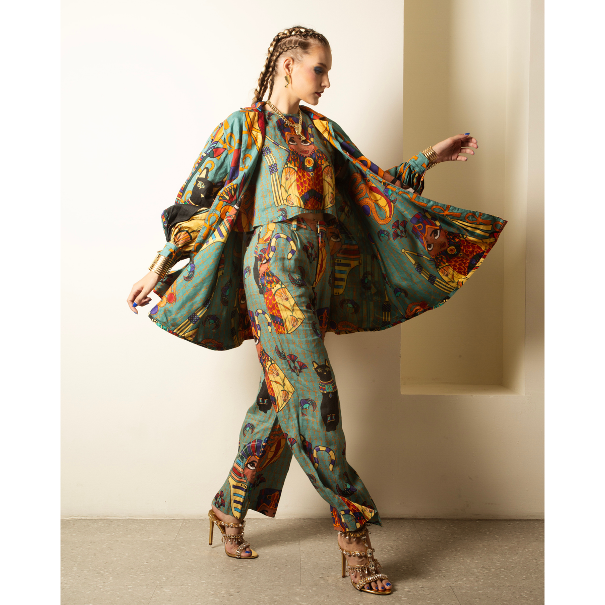 Silk Lined Open Front Jacket