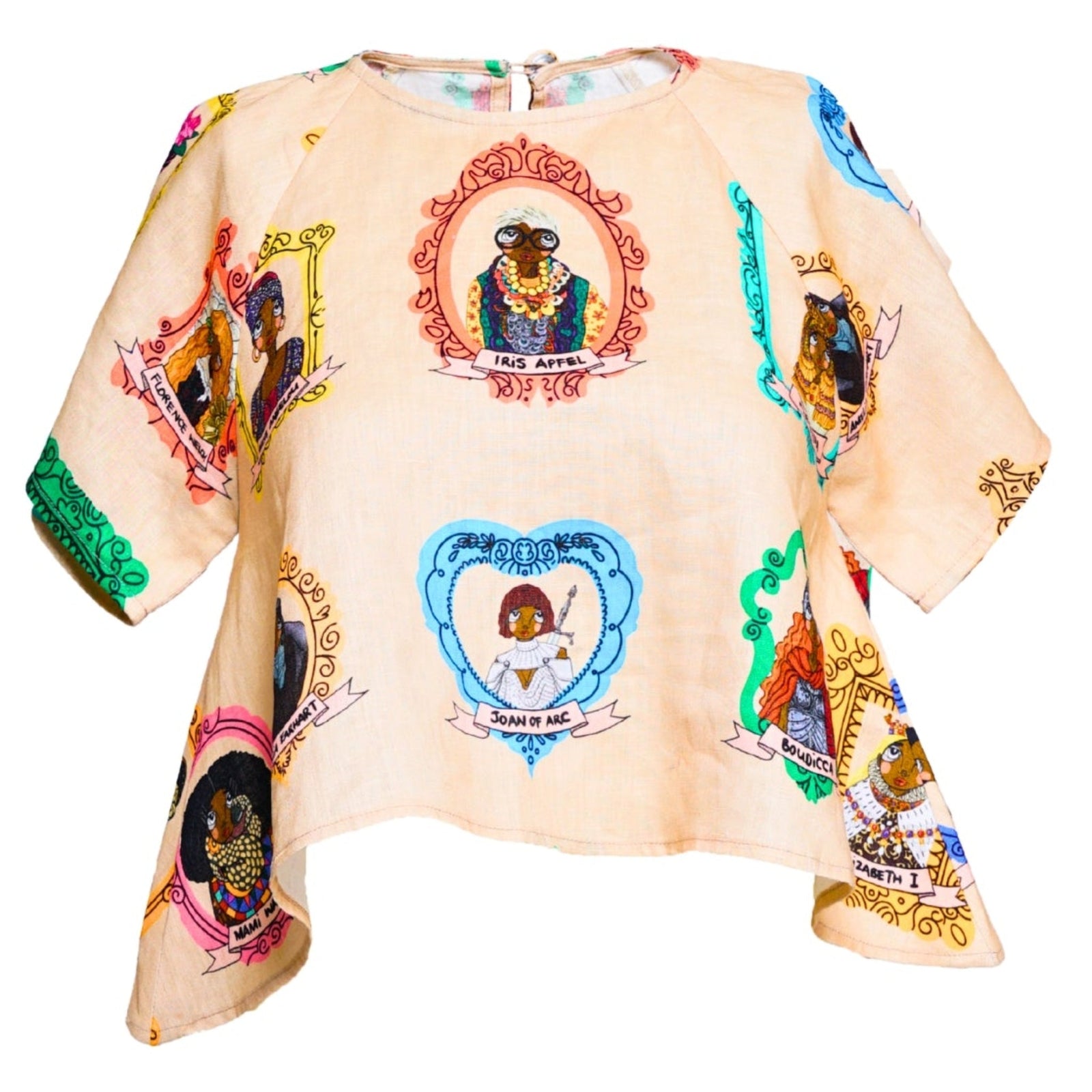 Printed Women’s Quarter Sleeve Top