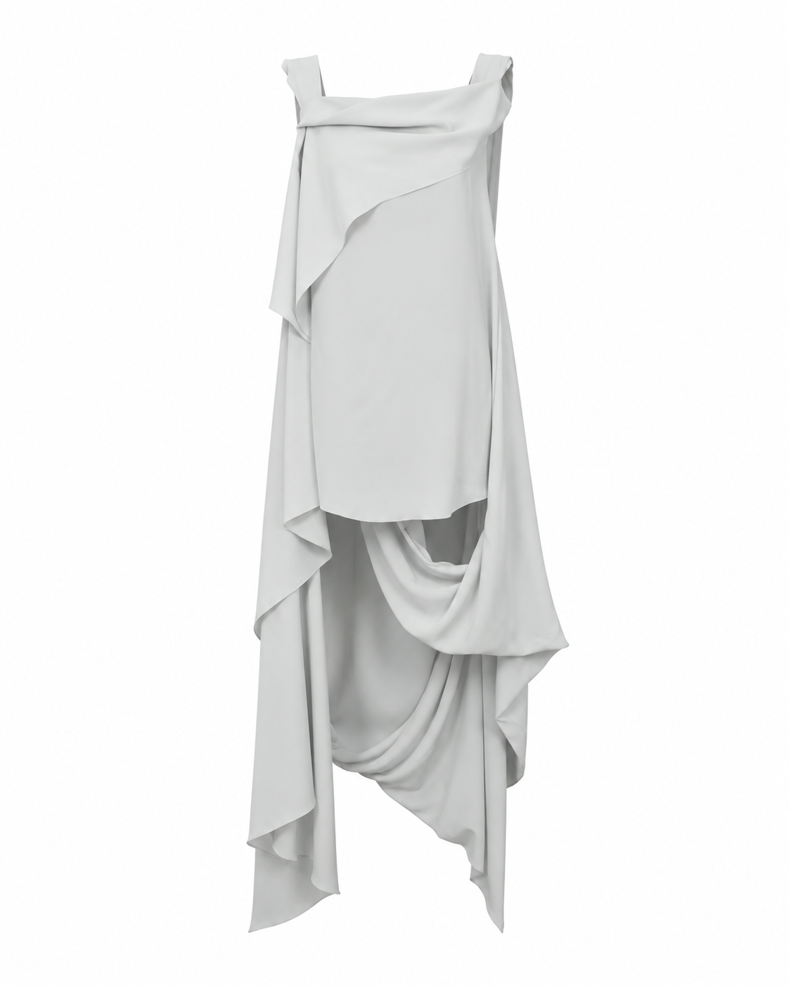 Draped Wrapped Crepe Dress by SAHAR JABERIAN