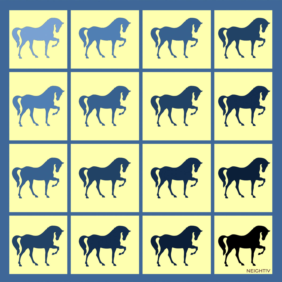 Dressage Rhythm Large Scarf | PR Sample