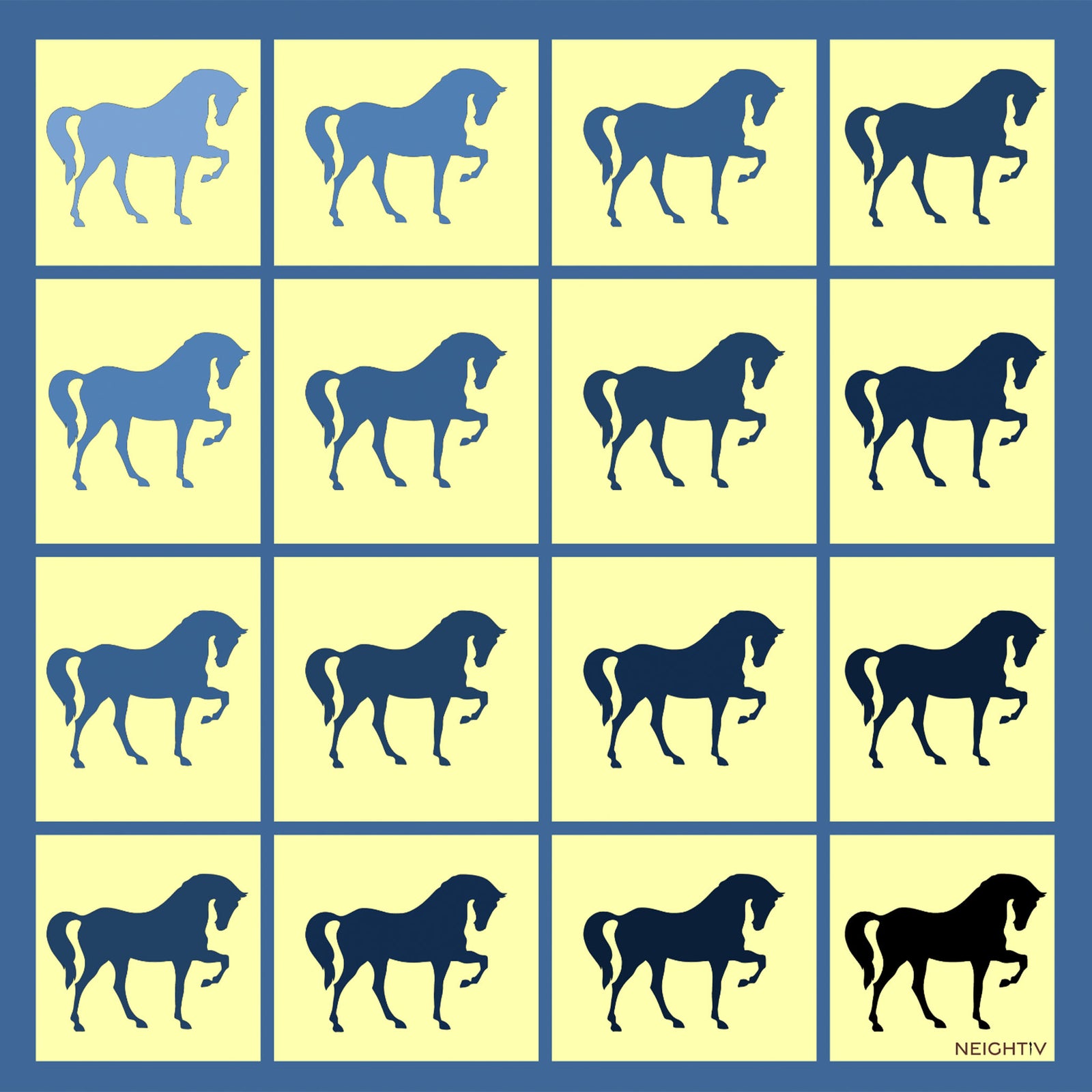 NEIGHTIV - Dressage Rhythm Large Scarf, buy at DOORS NYC