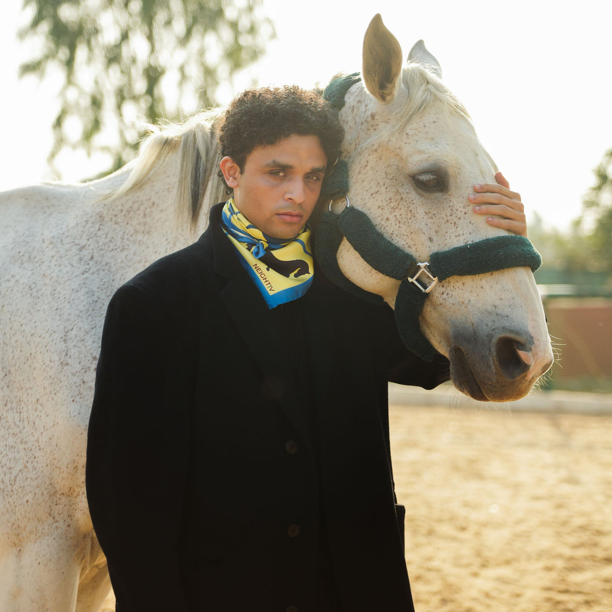 Dressage Rhythm Small Scarf - model 2