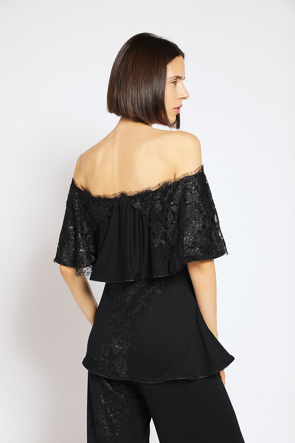 OTKUTYR - Off Shoulder Black Top, buy at DOORS NYC