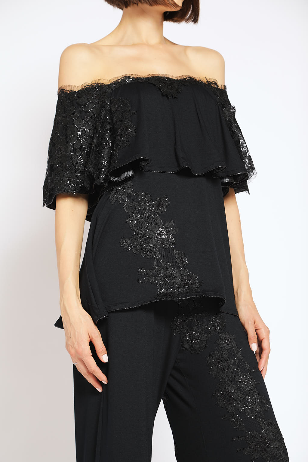 OTKUTYR - Off Shoulder Black Top, buy at DOORS NYC