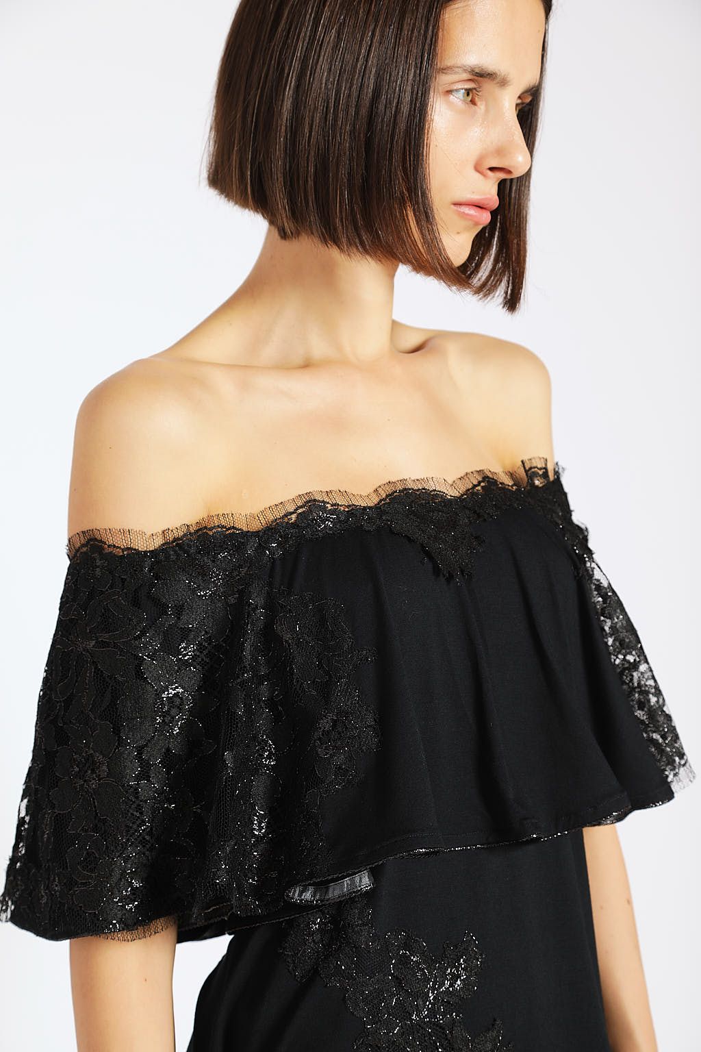 OTKUTYR - Off Shoulder Black Top, buy at DOORS NYC
