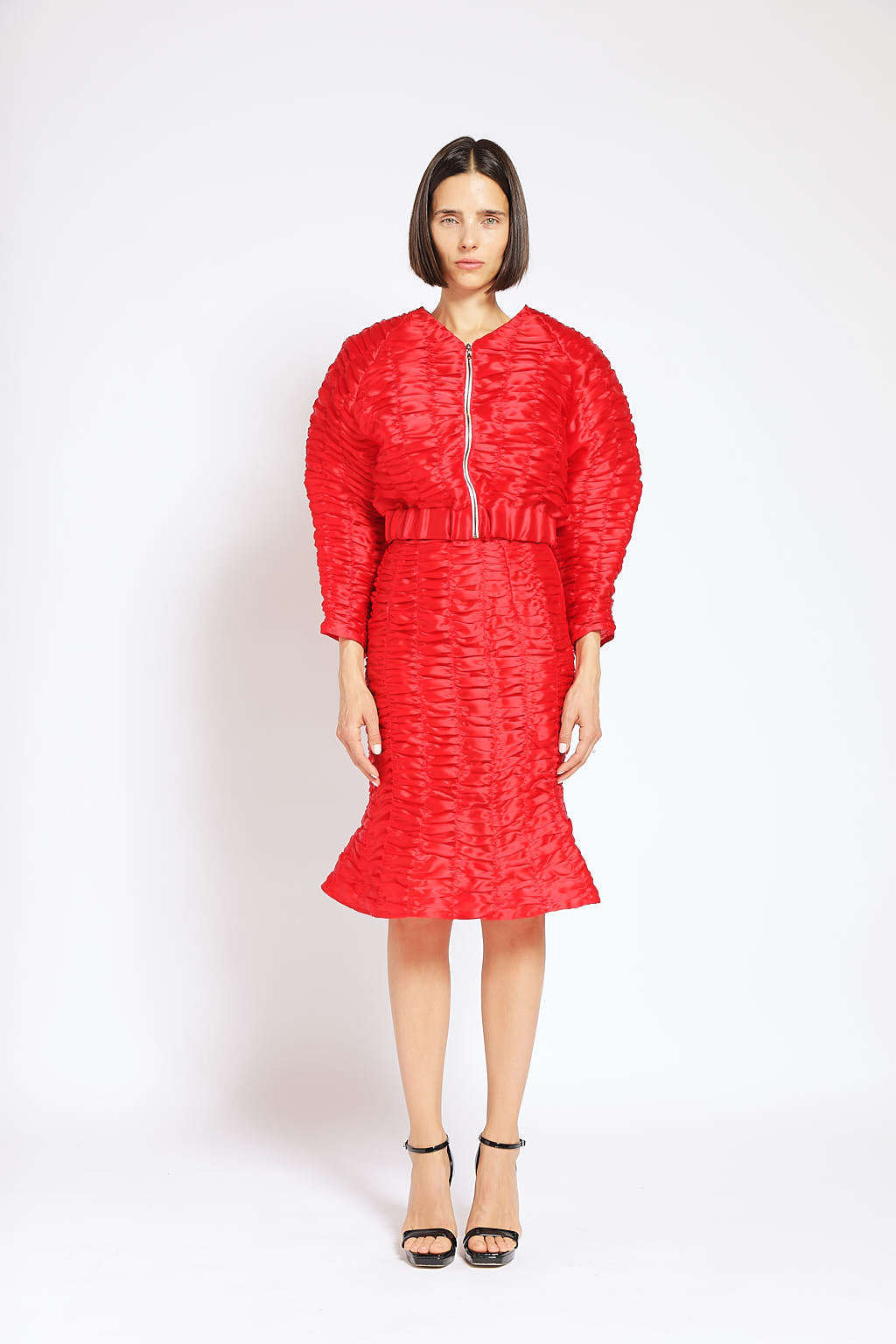 OTKUTYR -Red Poppy Skirt, buy at DOORS NYC