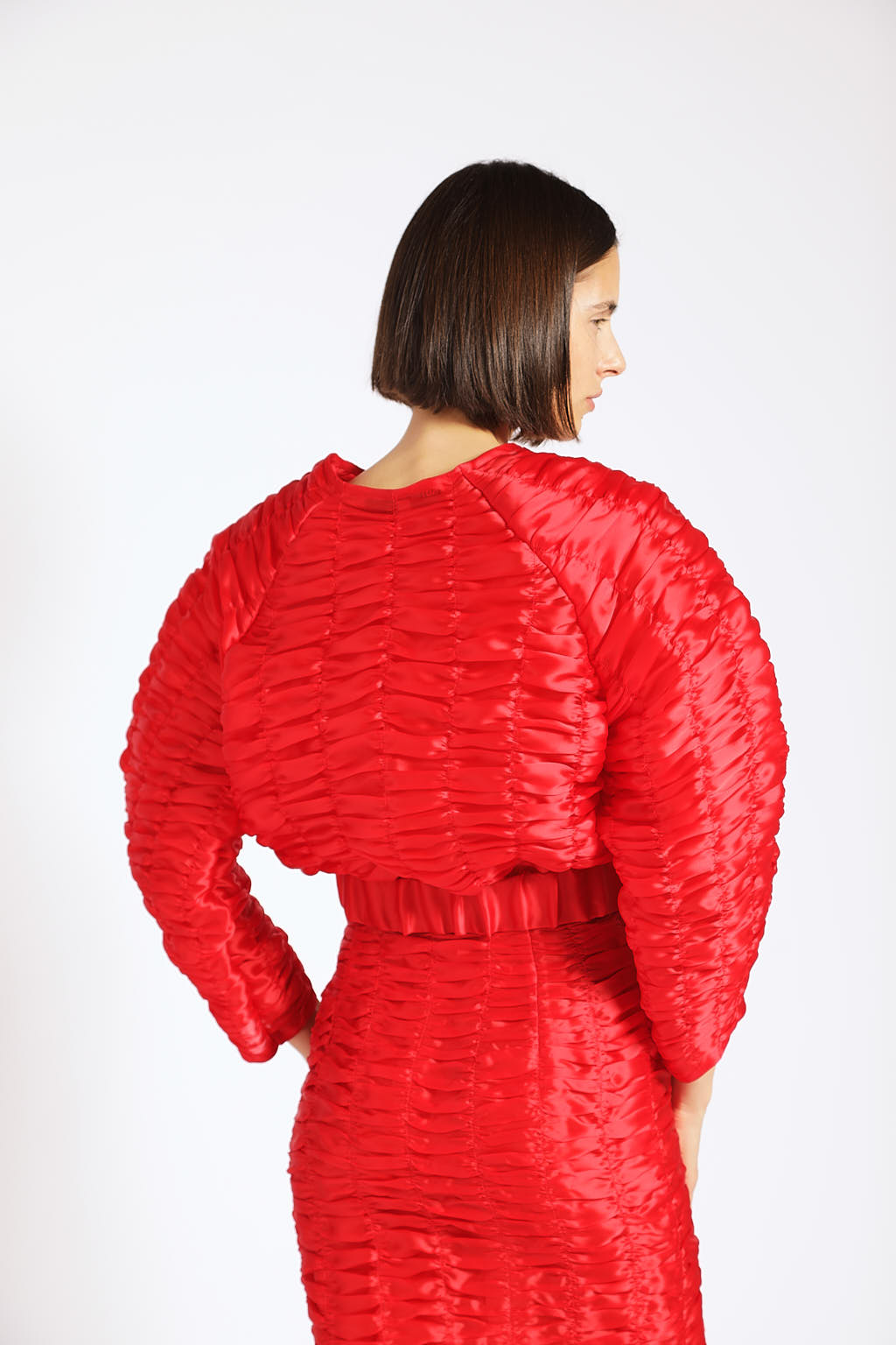 OTKUTYR - Red Poppy Bomber Jacket, buy at DOORS NYC