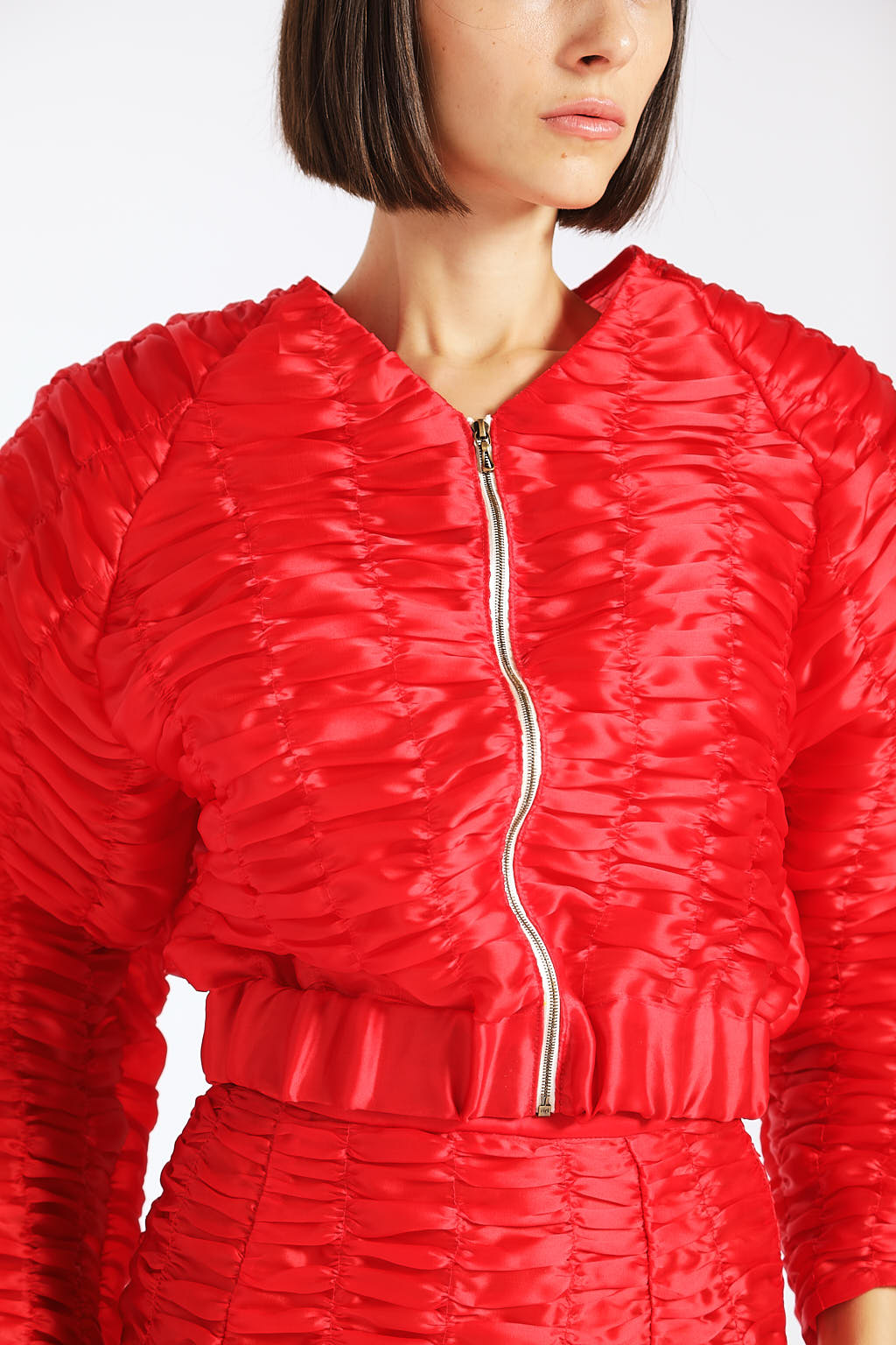 OTKUTYR - Red Poppy Bomber Jacket, buy at DOORS NYC