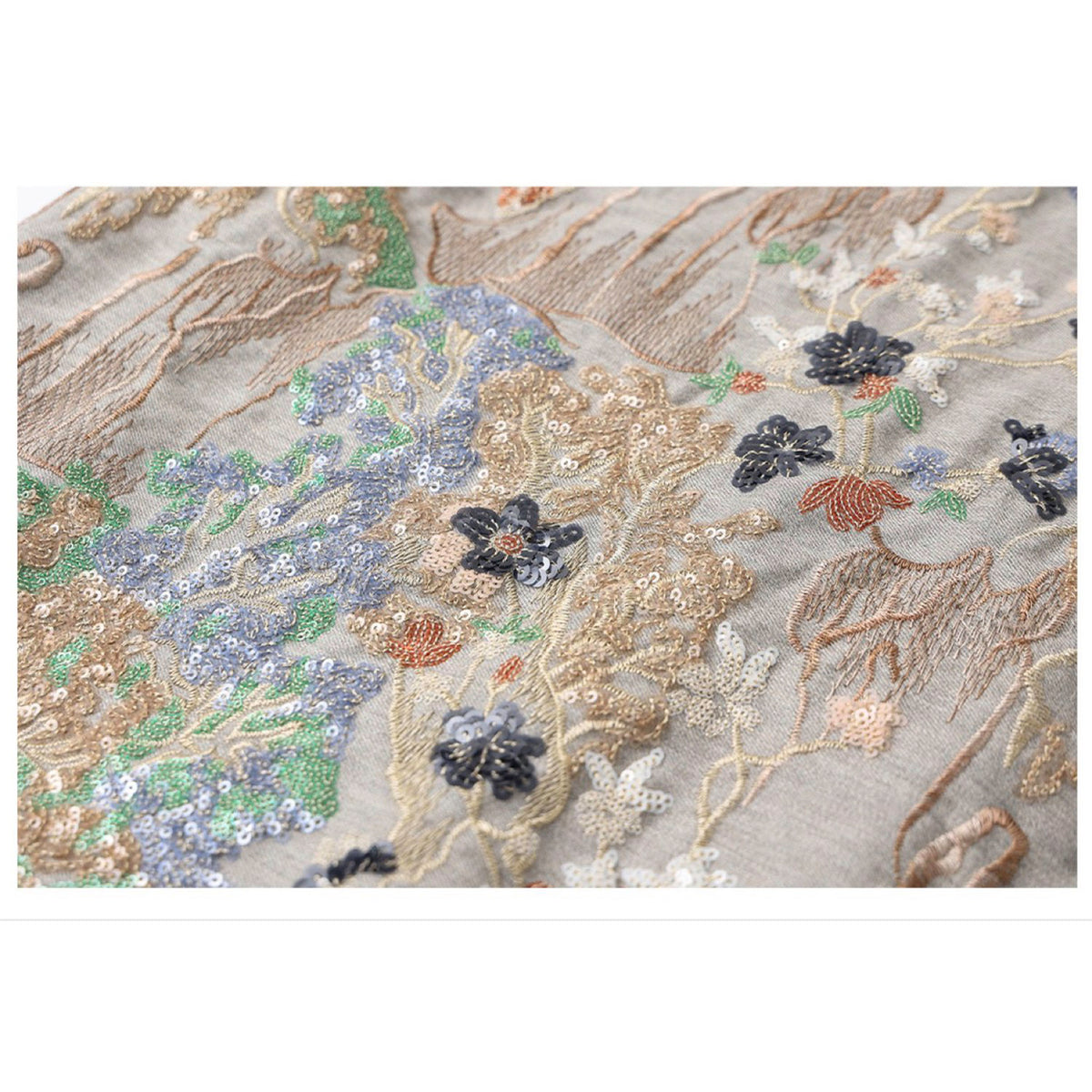 Embroidered Lace Floral Romantic Dress