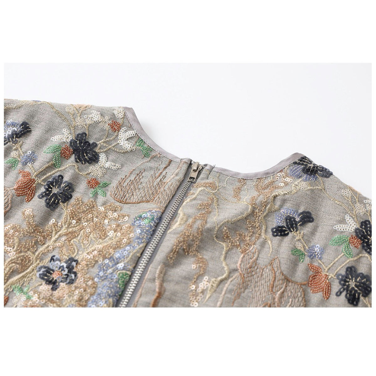 Embroidered Lace Floral Romantic Dress