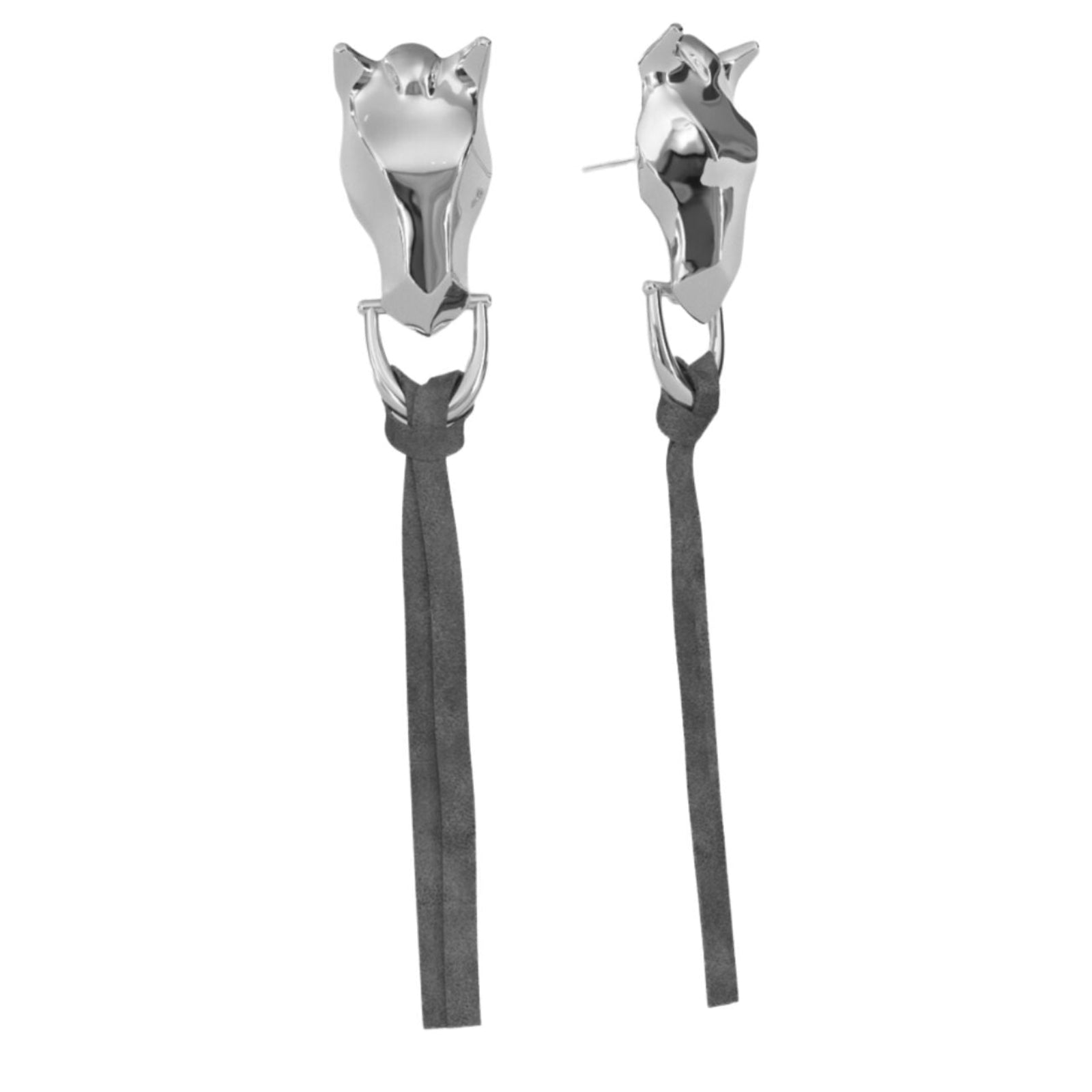 Silver Equestre Earring - Doma II Collection