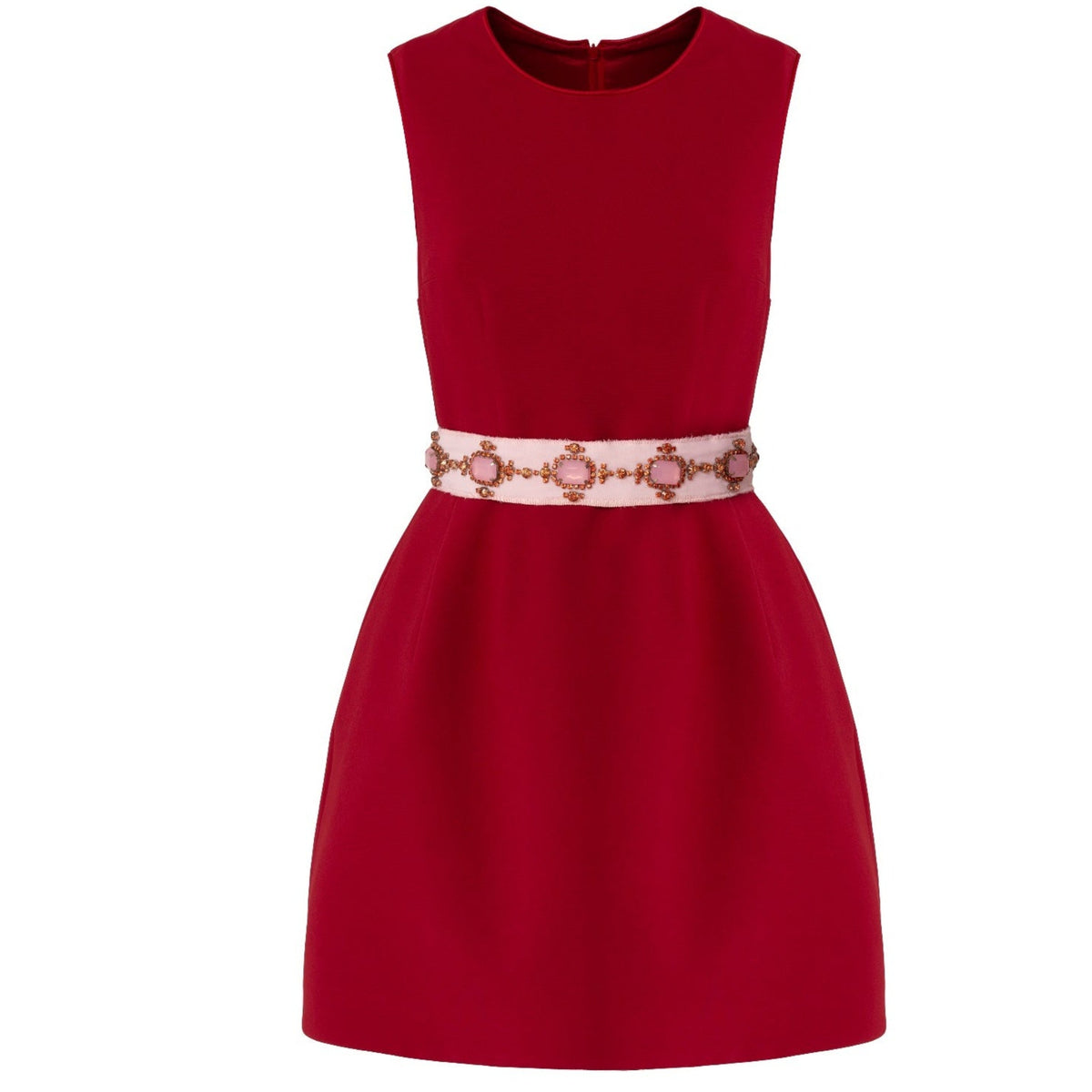 Élise Crimson Mini Dress