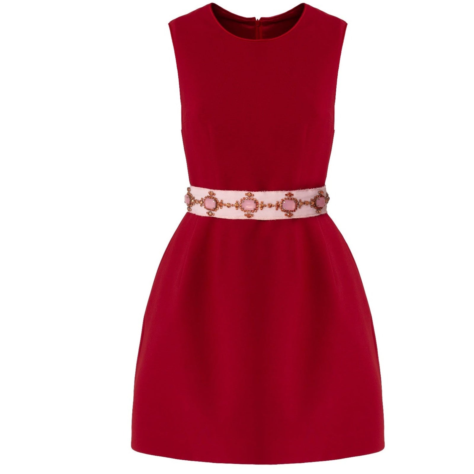 Élise Crimson Mini Dress