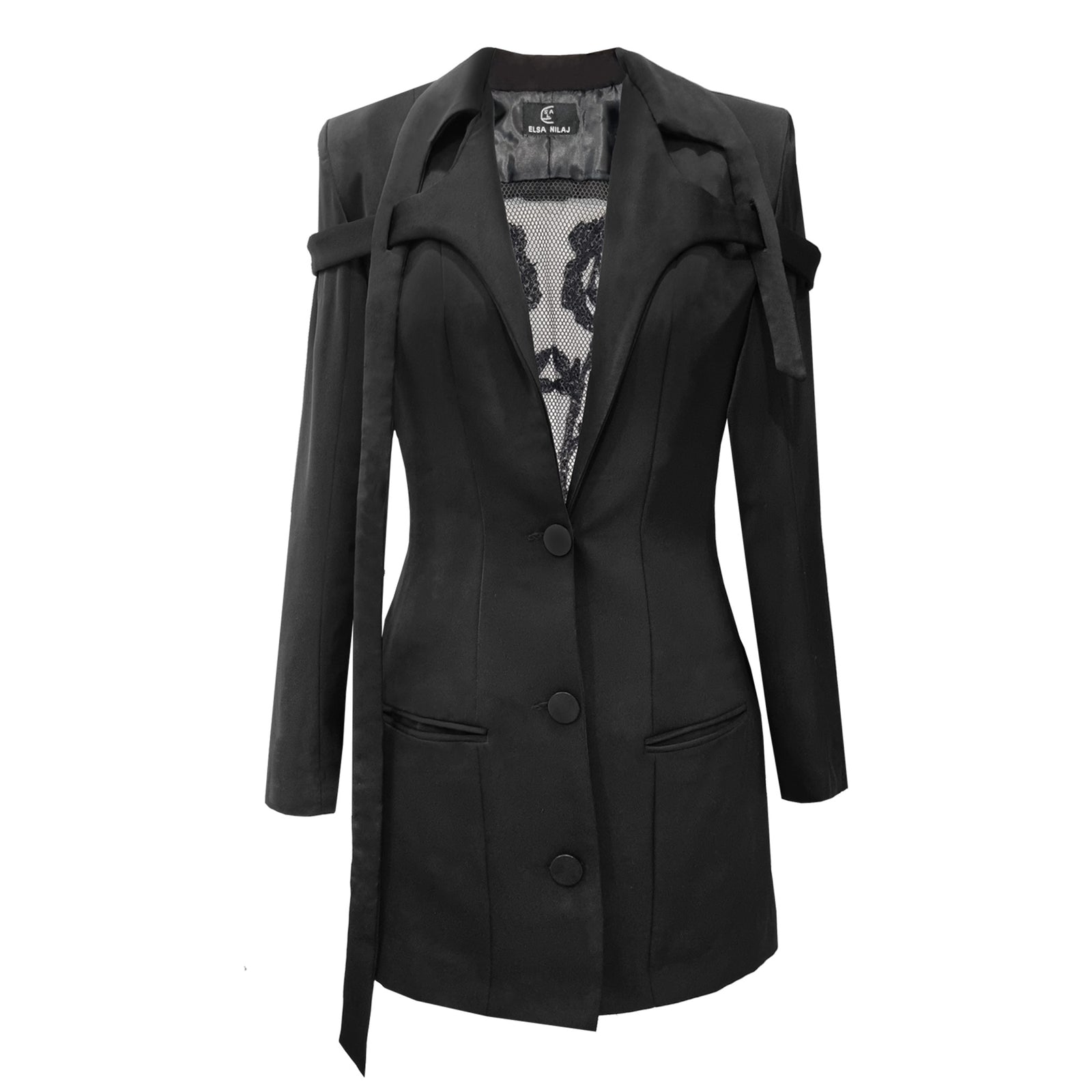 ELSA NILAJ - Embroidered Jacket Dress, buy at DOORS NYC