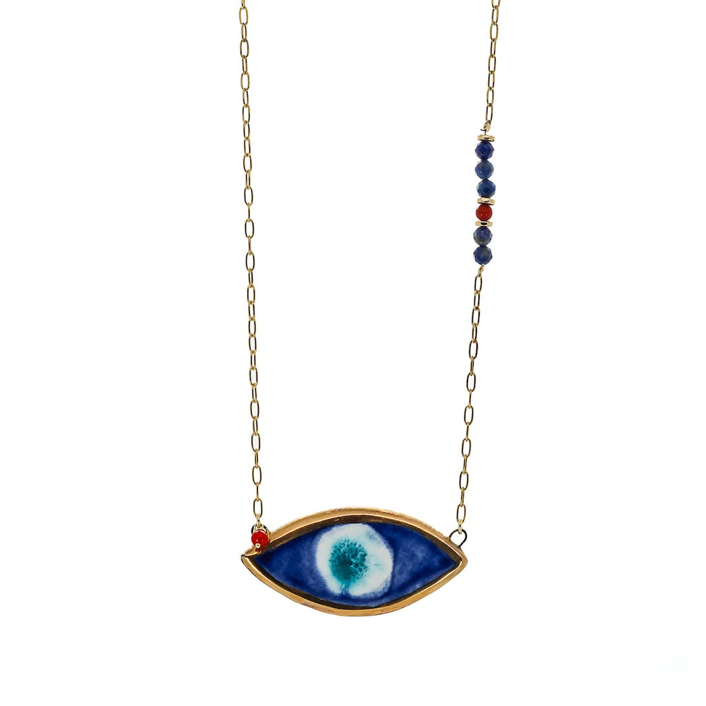 EBRU JEWELRY - Energy Anchor Eye Necklace, buy at DOORS NYC